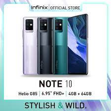 Hp Infinix Note 10 Pro X695C RAM 6GB Internal 64GB Helio G85 6.95" FHD+ 90 Hz - 48MP Triple Camera G