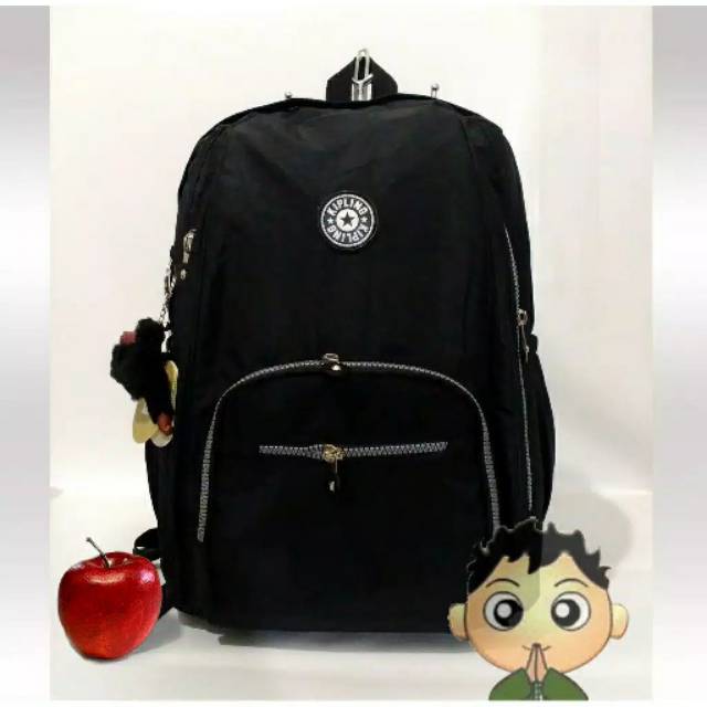 Tas Ransel  Sekolah, Kerja, kuliah,pria wanita free gantungan monyet