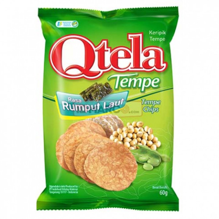 

OL8 - Qtela Keripik Tempe Rumput Laut 60G