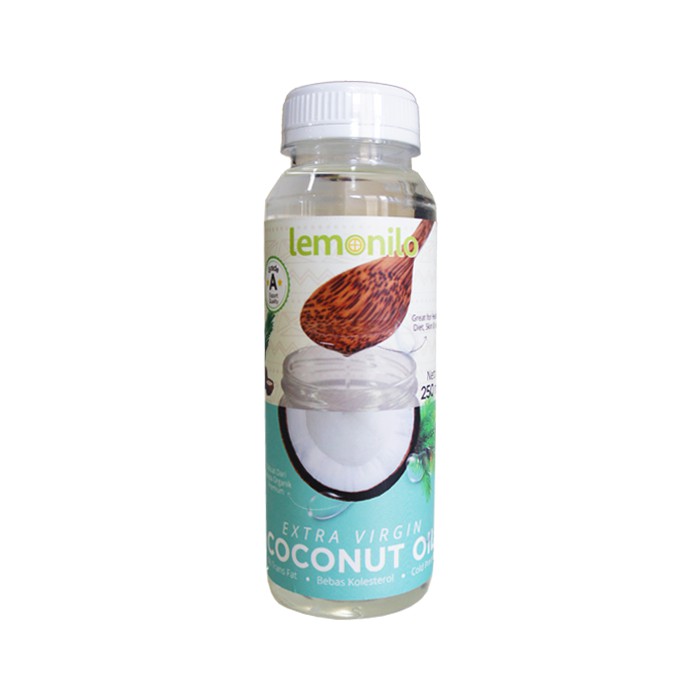 

TERMURAH LEMONILO 100% ORGANIC EXTRA VIRGIN COCONUT OIL (VCO) 250 ML !!!!