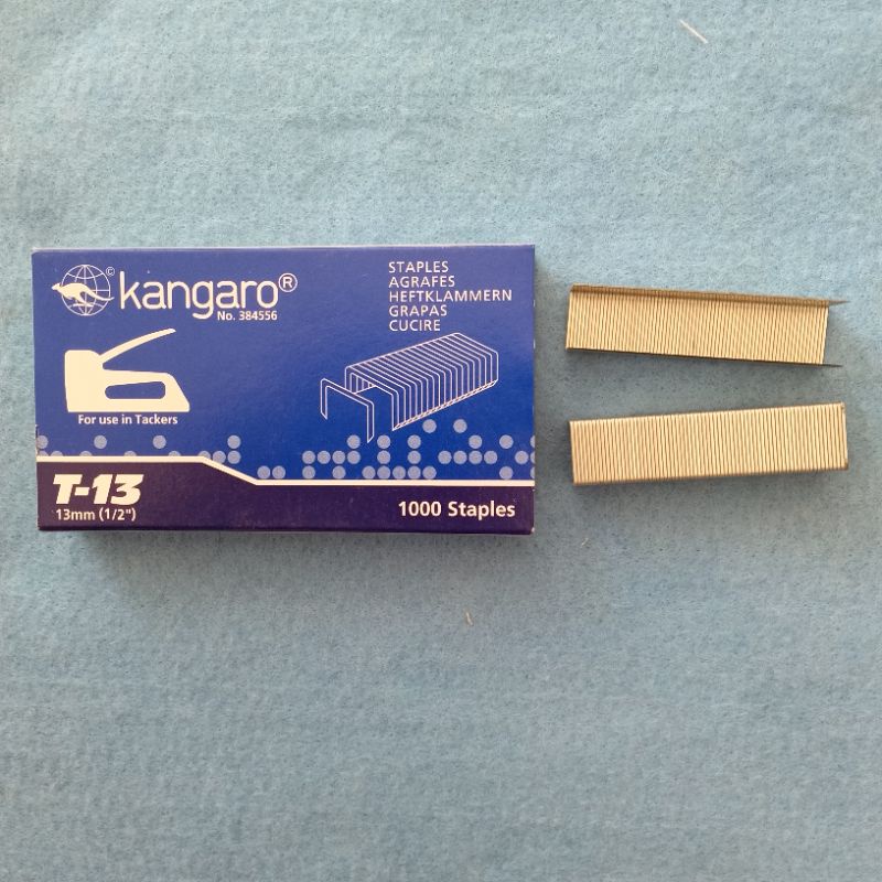 

Isi Staples Kangaro T-13 13 mm 1/2 inch (Isi 1000 Staples)