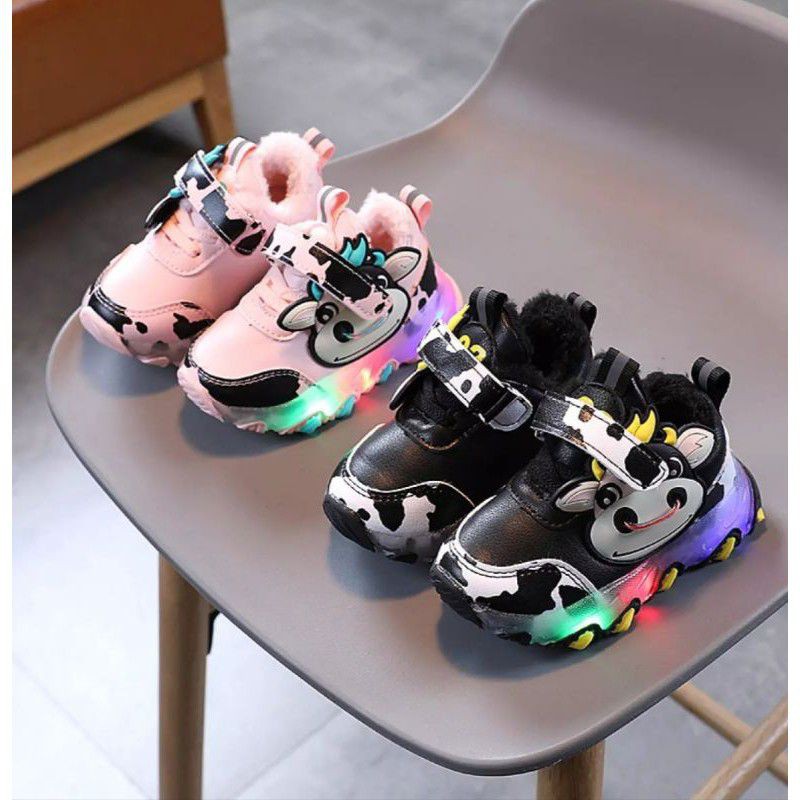 Sepatu import LED anak perempuan/laki-laki