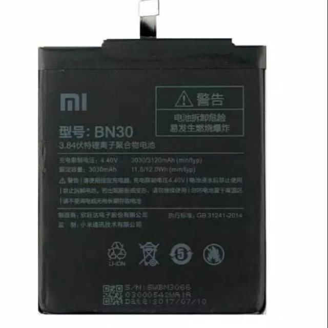 BATERAI BATTERY BATRE XIAOMI REDMI 4A BN30