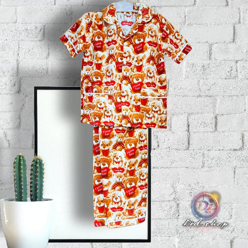 piyama anak - karakter - setelan anak - baju tidur anak-1