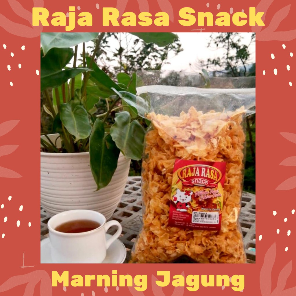 

[RAJA RASA SNACK] Marning Jagung Raja Rasa / Cemilan Camilan Serba 12.000 / Makanan Ringan 12 Ribu