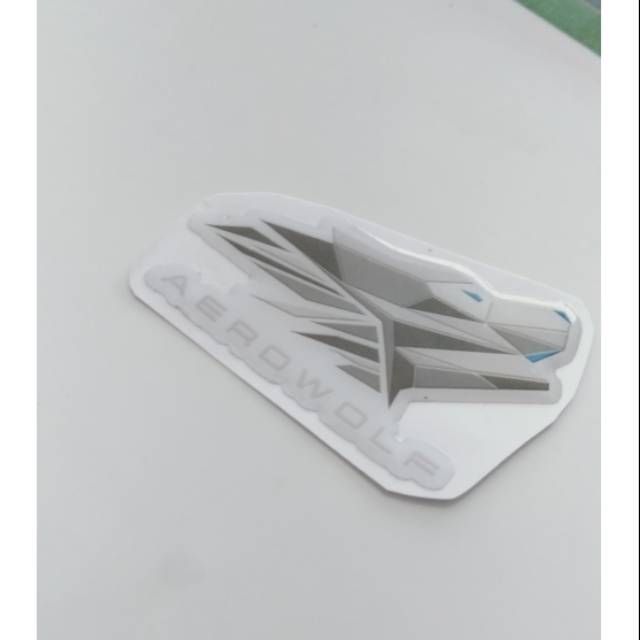 

Emblem stiker Timbul Aerowolf esport sticker 3d resin timbul