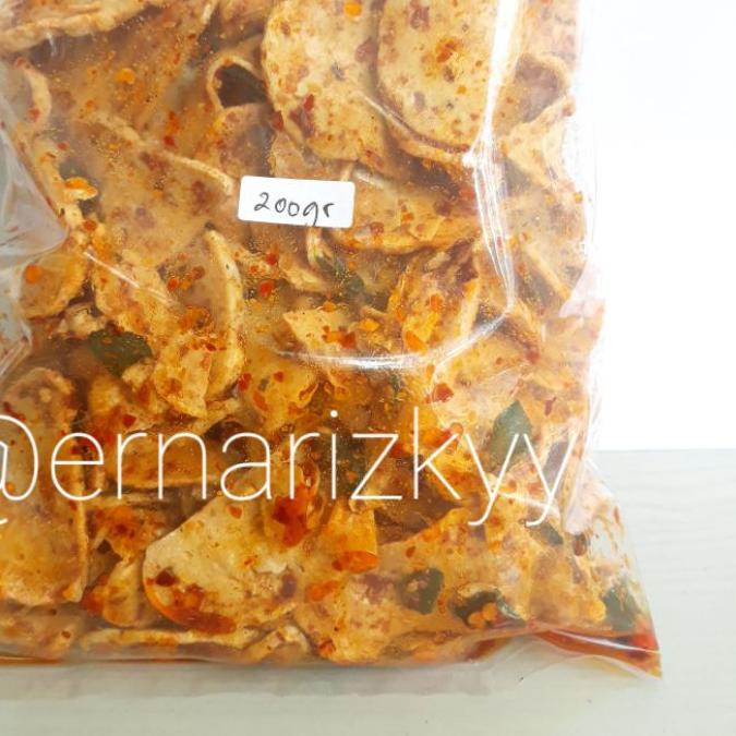 

Hot ⚡ale 200 gr KRIPIK BASRENG SUPER RENYAH VIRAL PEDAS GURIH DAUN JERUK /BUMBU BASAH/HALAL produck terbaik