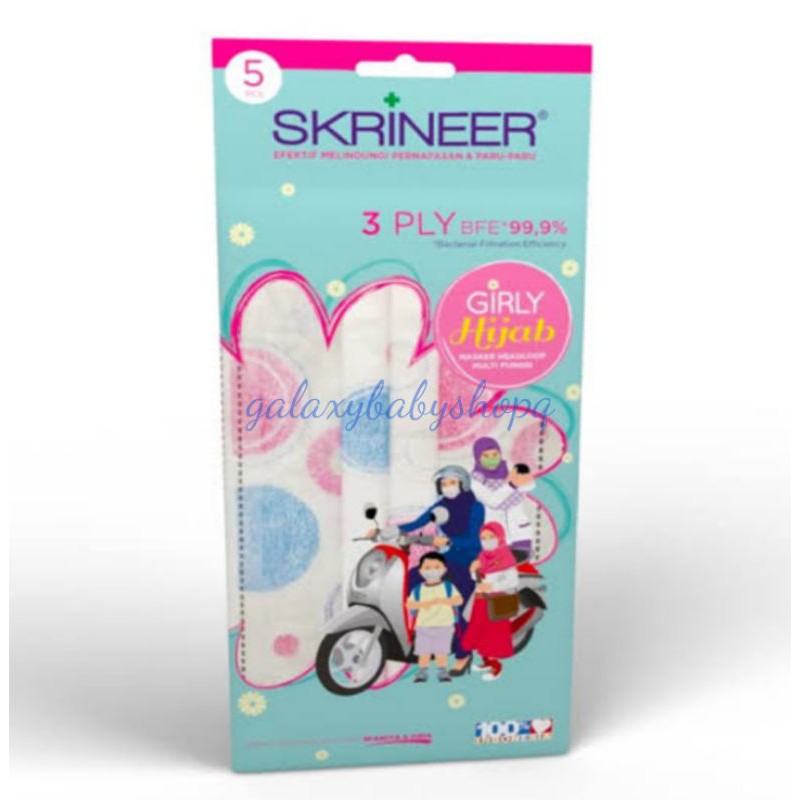 Skrineer Masker Hijab isi 5pcs