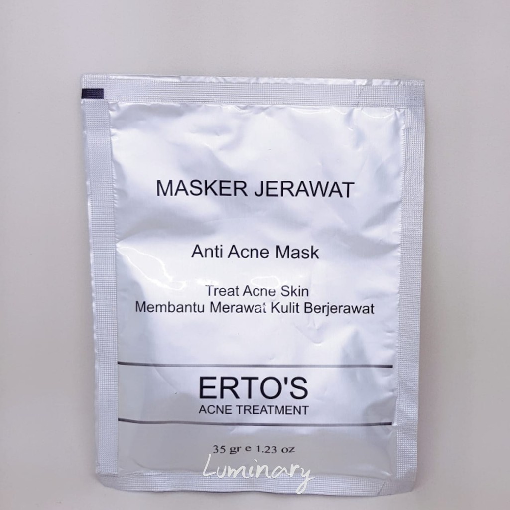 ERTOS Anti Acne Mask / Erto's Masker Jerawat