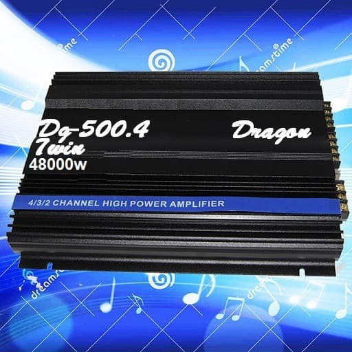 Power Audio Amplifier Mobil stereo 48000w 4 Channel 12db Bass Boost