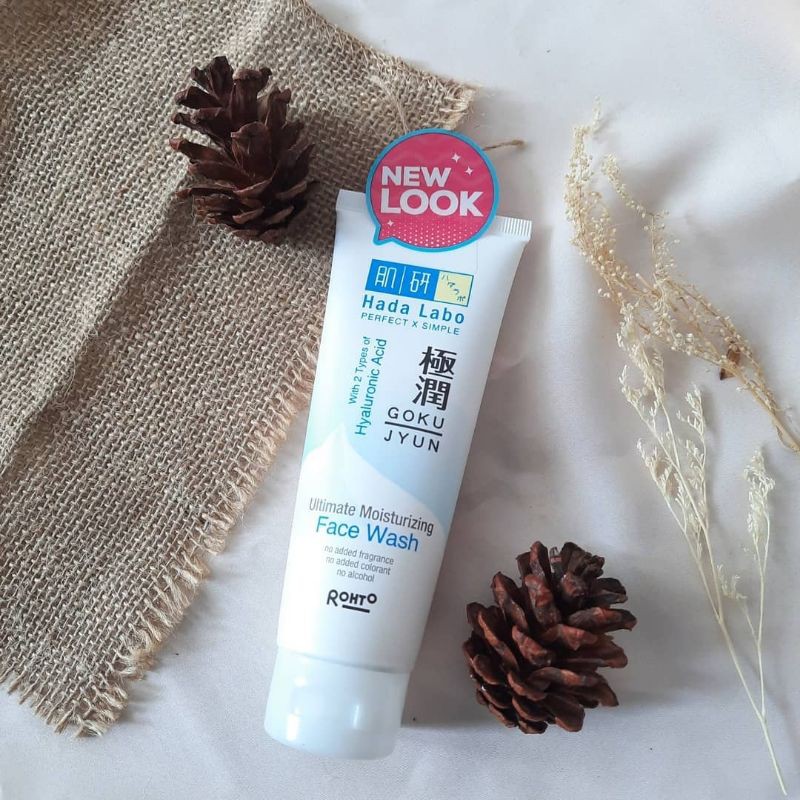 HADA LABO ULTIMATE MOISTURIZING GOKUJYUN FACE WASH 100ml.