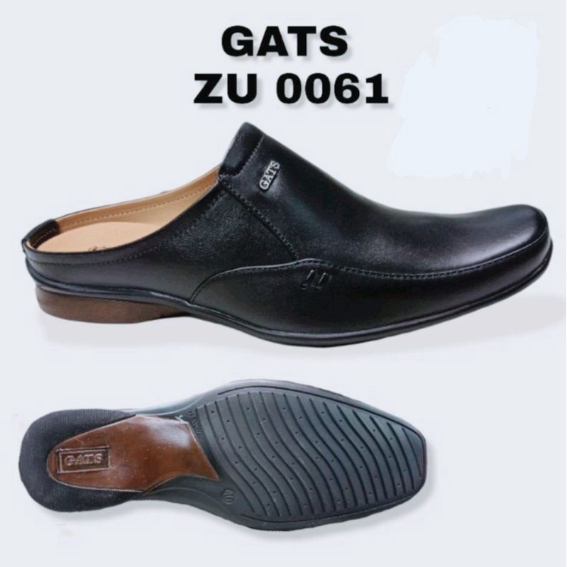 Sandal Sepatu Pria Kulit Gats ZU 0061 Bustong Pria