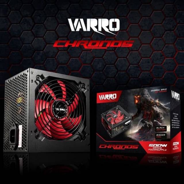 POWER SUPLAY VARRO CHRONOS 500W BOX