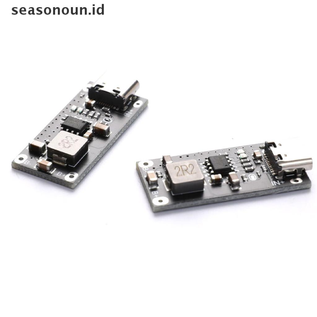 Modul Papan Pengisi Daya Baterai Lithium Li-ion 18650 Tipe C USB 5V 3A 3.7V