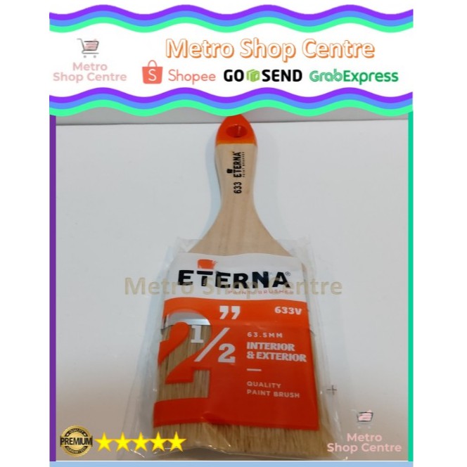 

Eterna - Kuas Cat (Paint Brush) 2 1/2" (2.5 Inch| Inci) 633 V 63.5 mm