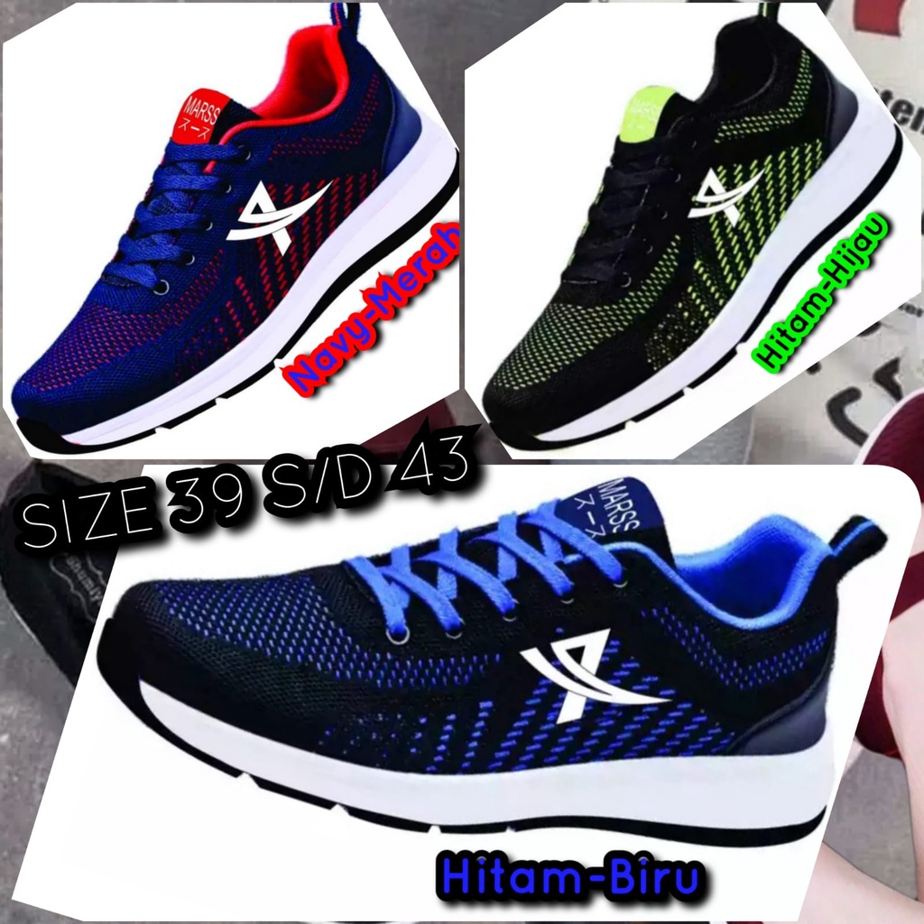 Sepatu Sneaker Pria MARSS X MOTIF TREE COLOR Casual