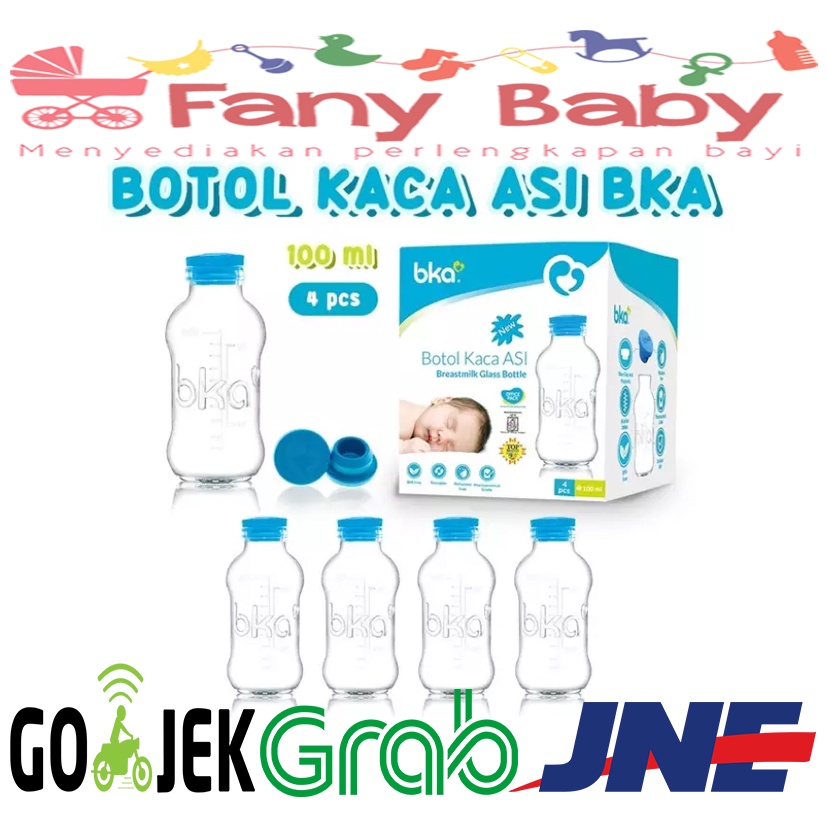 BKA BOTOL KACA ISI 4PCS 100ML