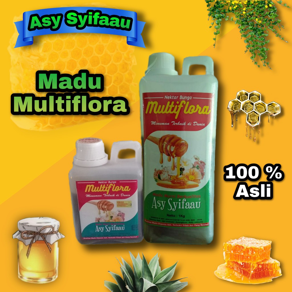 

Madu Nektar Multiflora Asy Syifaau | Madu | Madu Asli | Madu Murni | Madu Murni Asli