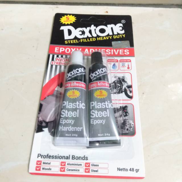 Lem besi campur epoxy dextone 5 menit