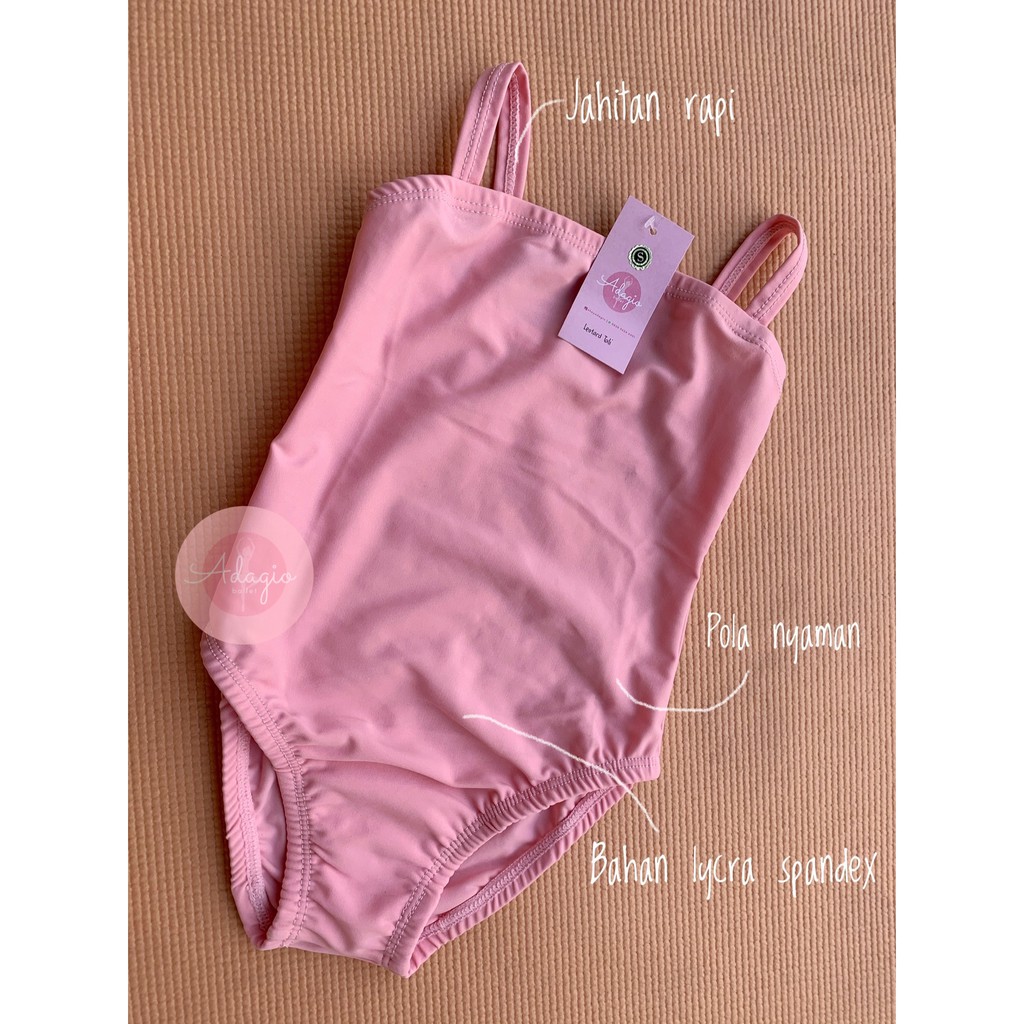 Leotard Baju Balet Senam Gymnastic Atasan Anak