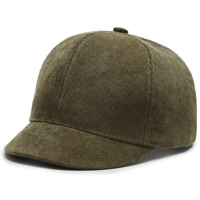 topi  Baseball cap : CORDY DUCK CAP - topi pria topi wanita SHORT BRIM CAP - GREEN(W2A8) Topi Basseb