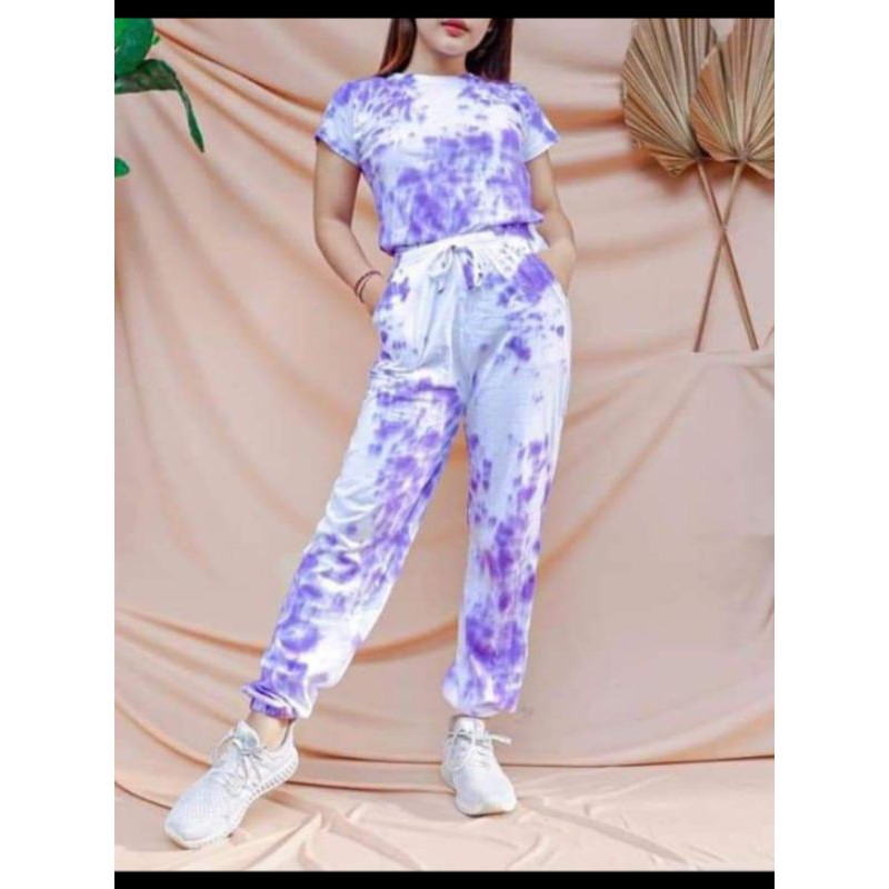 one set jogger tie dye xxl