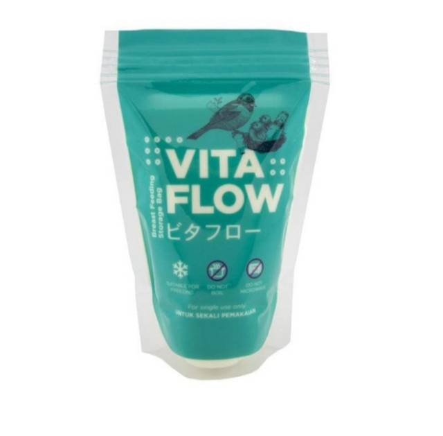 Paket Bundling Vitaflow Kantong ASIP 240ml free botol ASI Vita Flow