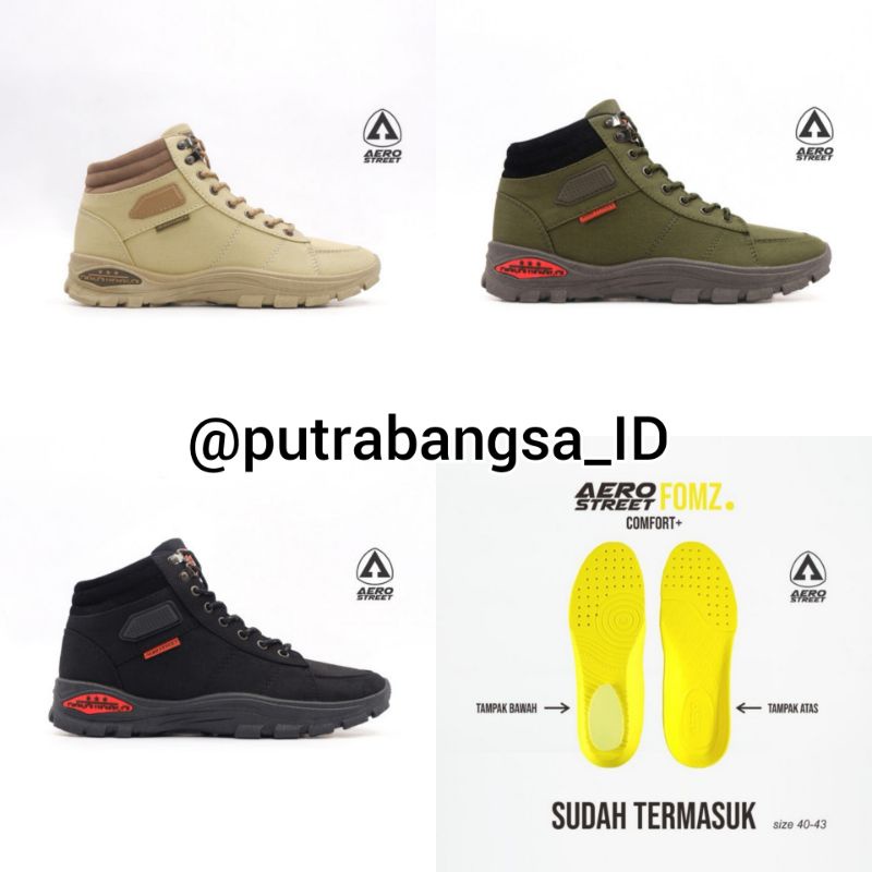 Aerostreet Tactical Series Original | Aerostreet Tactikal - Sepatu Sneakers | Sepatu Hiking | Sepatu
