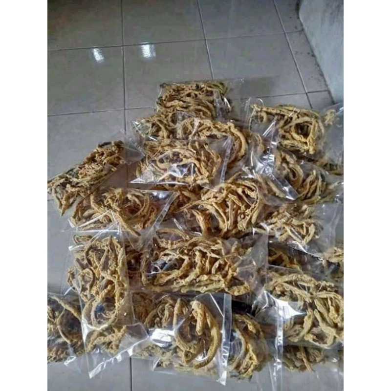 

Keripik Belut Renyah dan Gurih 100gram produksi sendiri