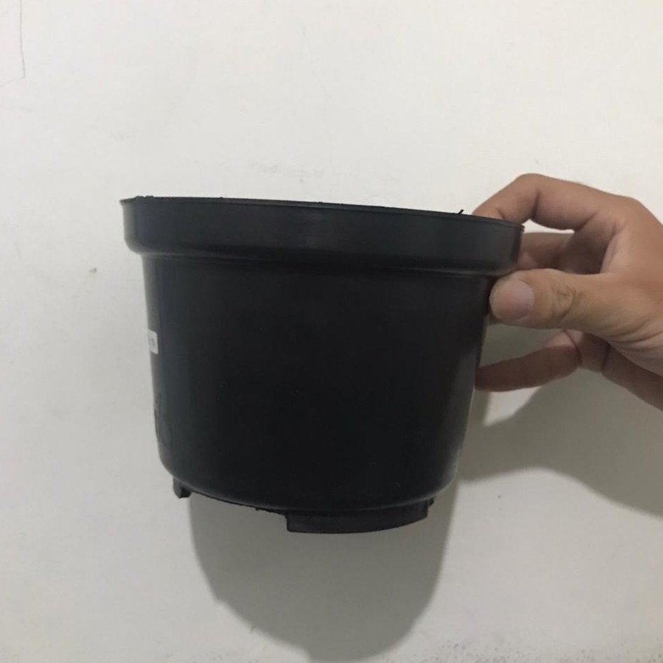 Pot bunga Murah / Pot tanaman / Pot plastik hitam uk 17 kecil