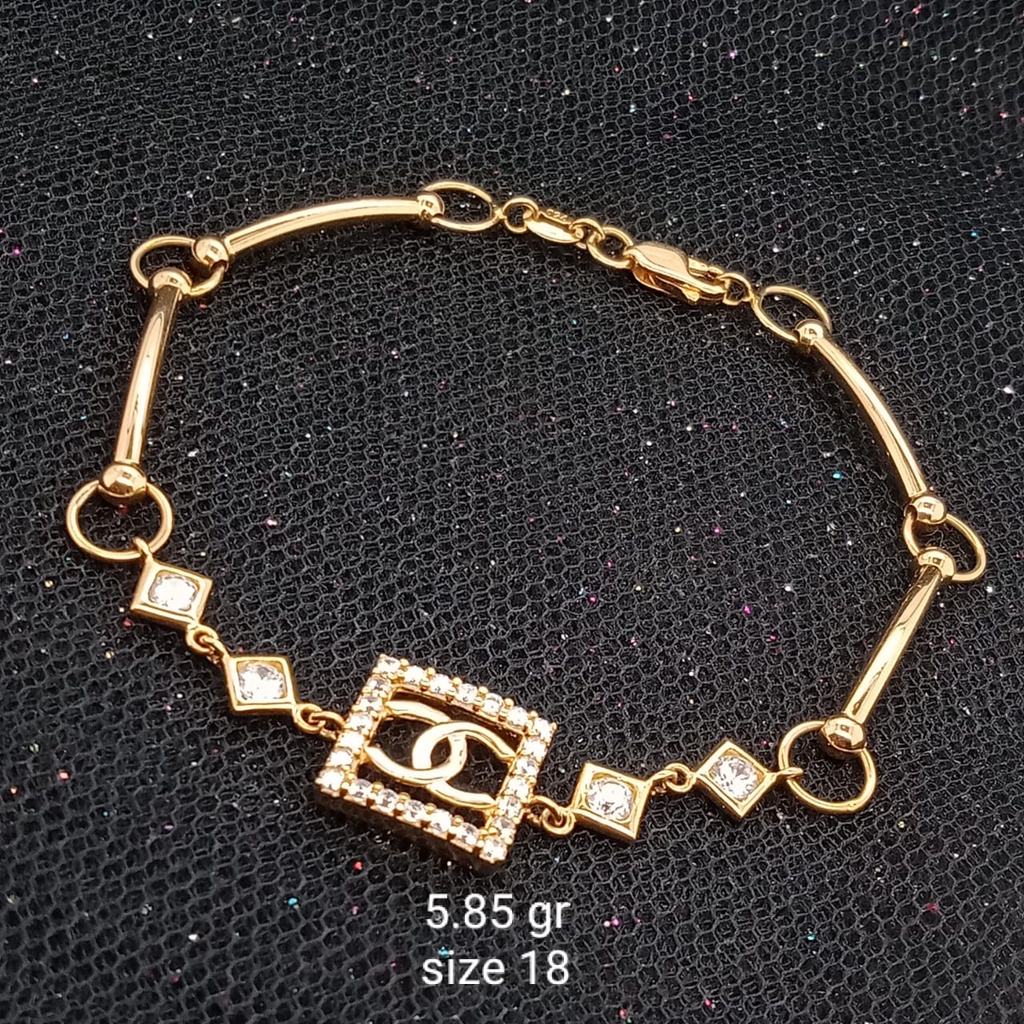 Gelang Emas 17K - 5.85 gr Kadar 750 - 1153