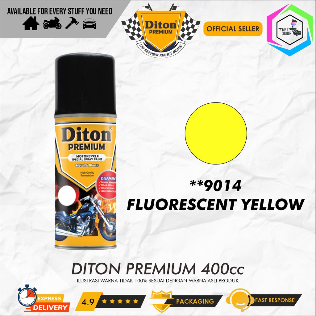 Diton PREMIUM 9014** Fluorescent Yellow Cat Semprot