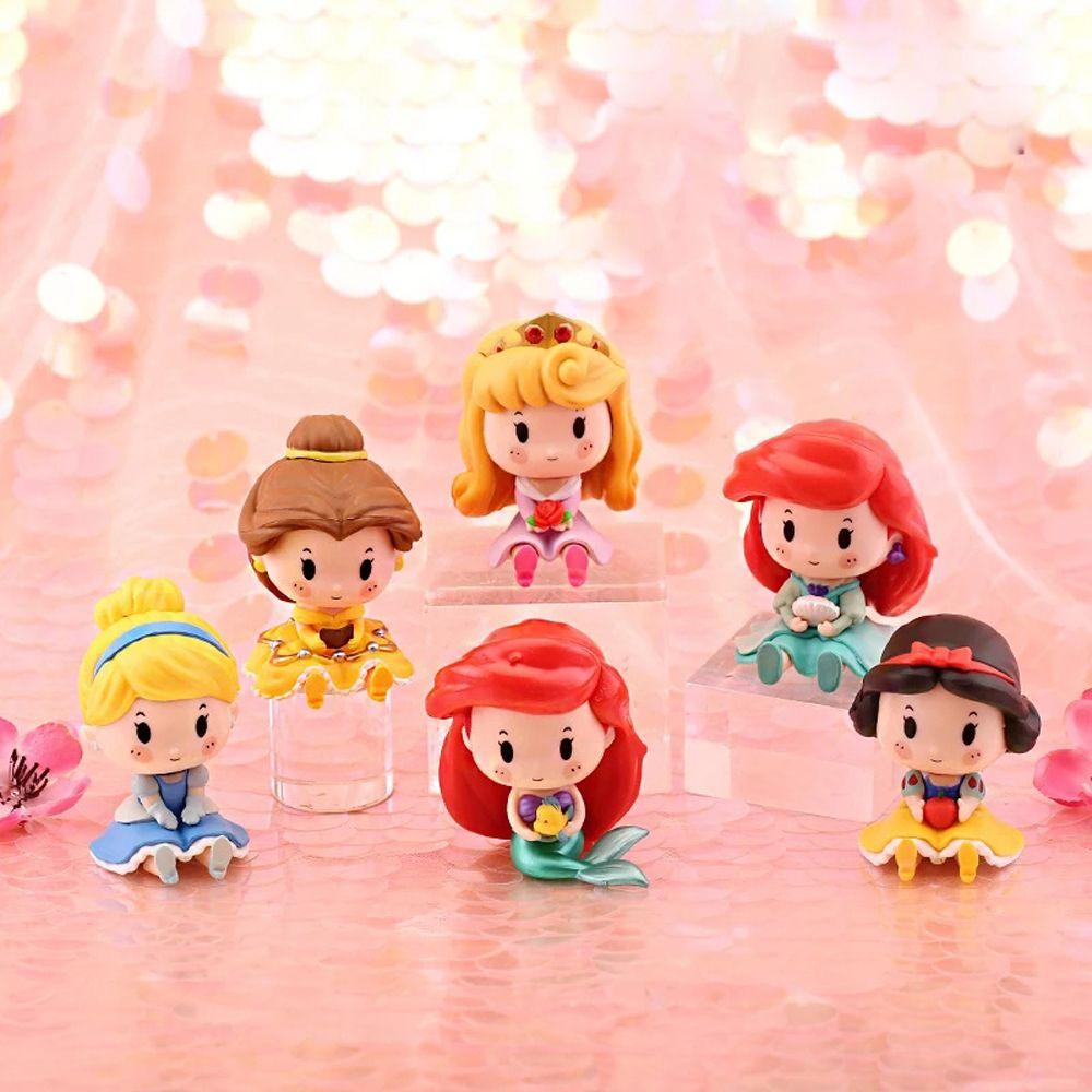 Needway   Princess Action Figure Koleksi PVC Belle Ornamen Kartun Anak Hadiah Cinderella Anime Figure