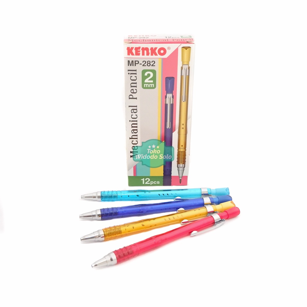 

Pensil Mekanik 2mm Kenko Mechanical Pencil MP 282 - 1 Pack Isi 12 Buah