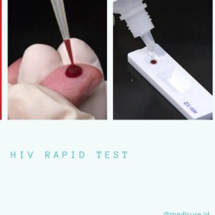 ☑ ONCOPROBE Alat Tes HIV AIDS Rapid Test Selftest Hometest - Satuan ✴