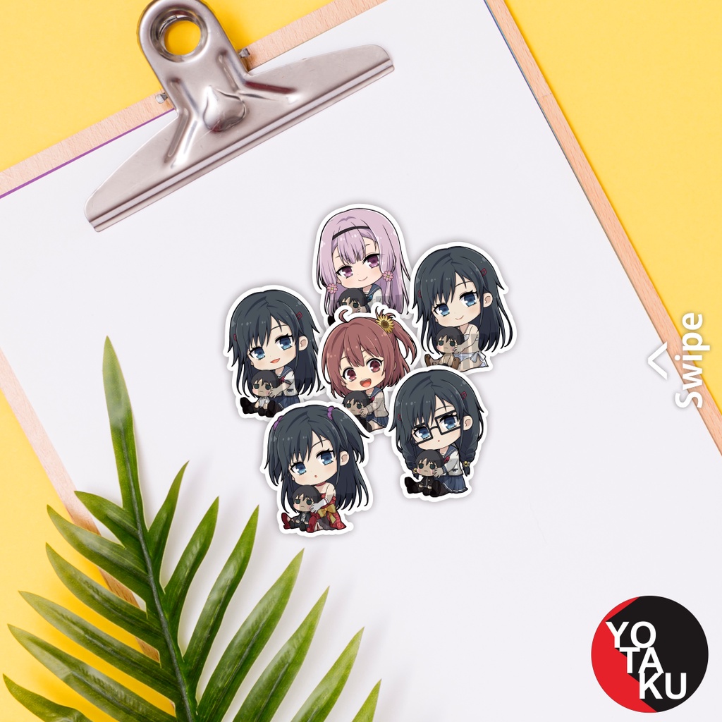 

Stiker Sticker Anime Merchandise Anime Oresuki nano wa Omae dake kayo SA493