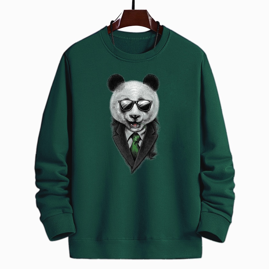 Sweater crewneck pria BOSS PANDA