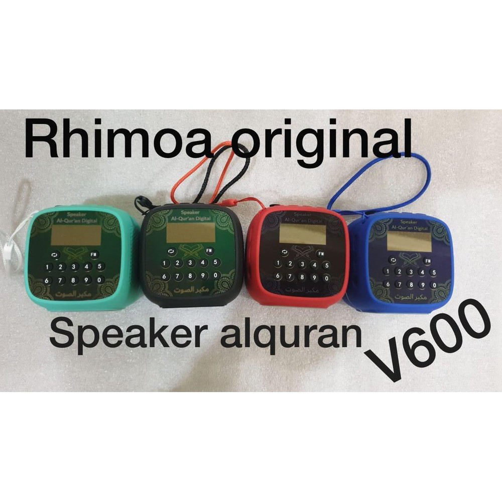 SPEAKER BLUETOOTH MUROTTAL ALQURAN TYPE RHIMOA V600 MINI