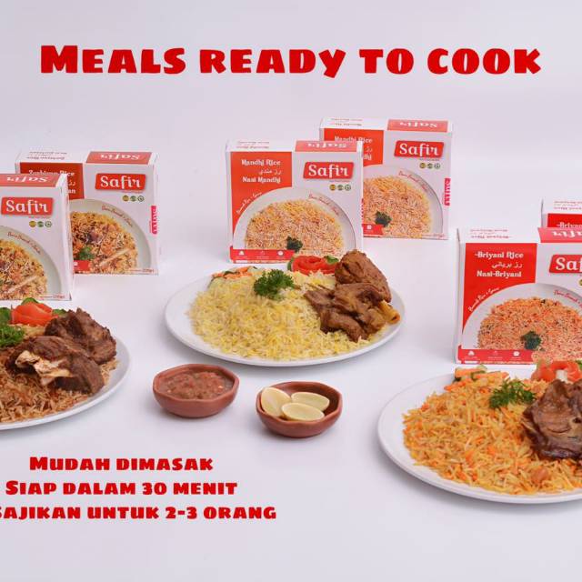 

Nasi instant kebuli / biryani / mandy - Safir zurbiyan