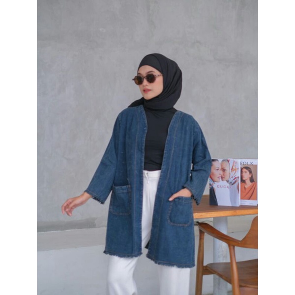 Hava Outer-Outer Jeans-Outer Wanita-Outer Lucu