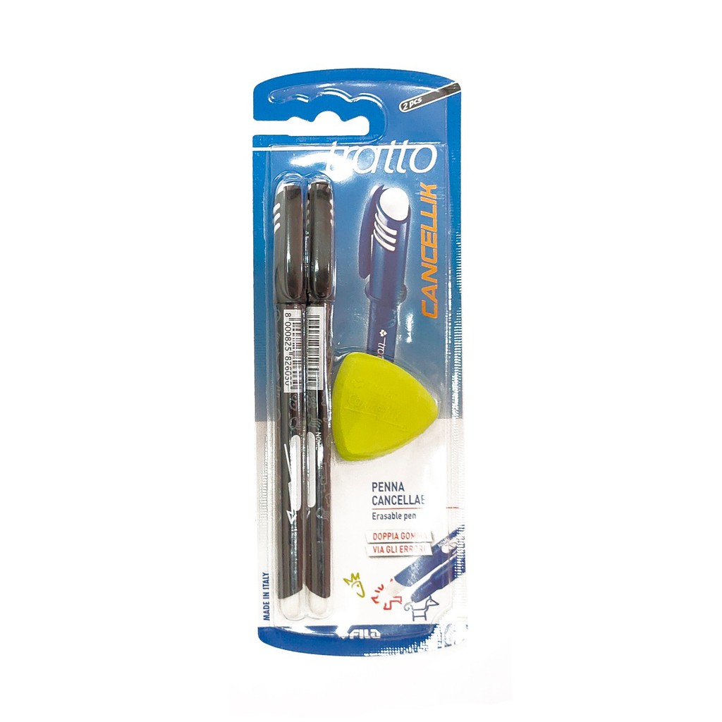 

Tratto Cancellik Erasable Ink Pens with Eraser