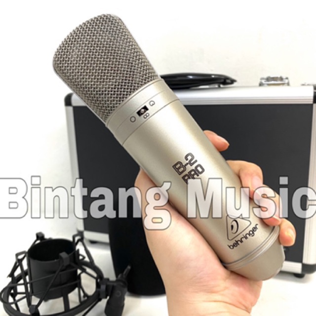 Mic Condenser Behringer B2 PRO Original Studio Recording - Rekaman b2 pro behringer