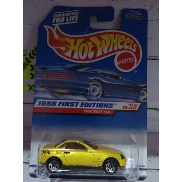 Hotwheels Mercedes Benz SLK first edition kuning mantap