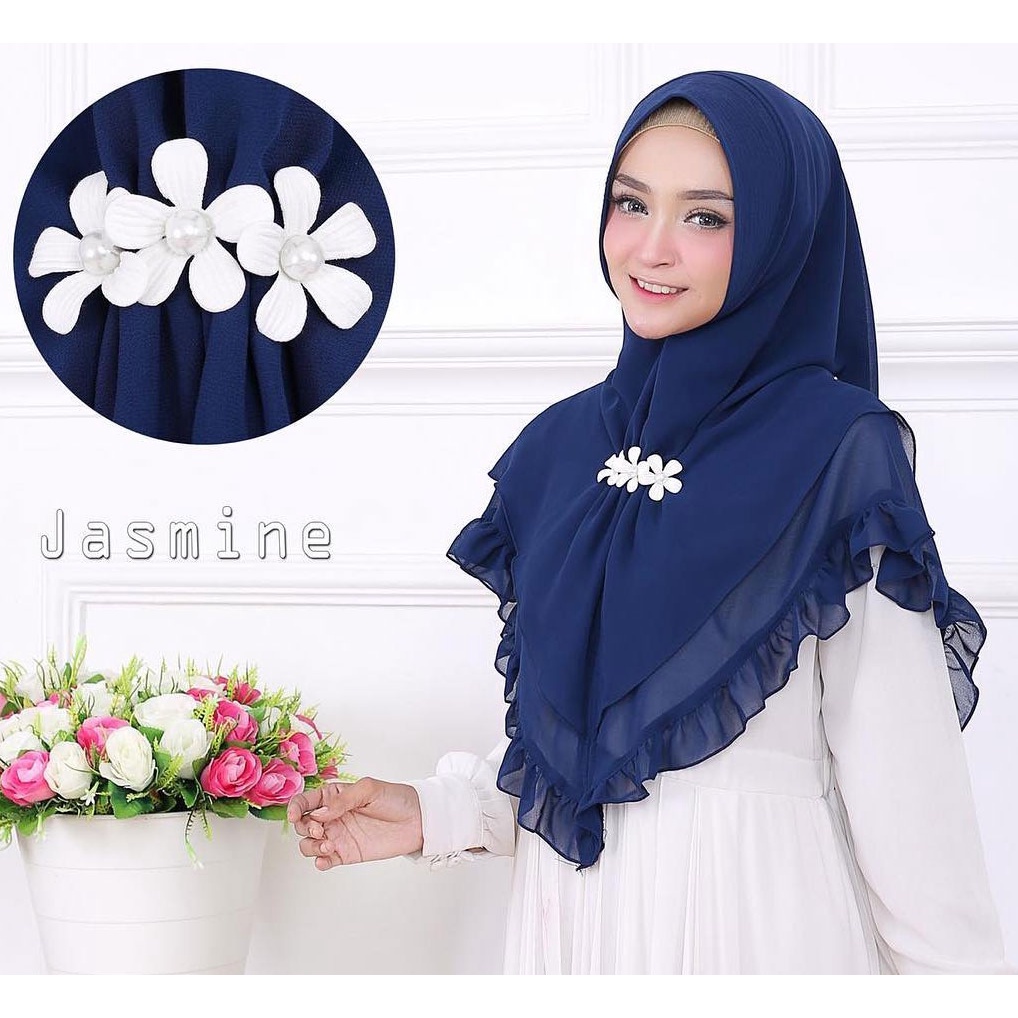KHIMAR NABILLA JASMINE BERGO INSTAN DOUBLE LAYER SIFON HIJAB SYARI-1