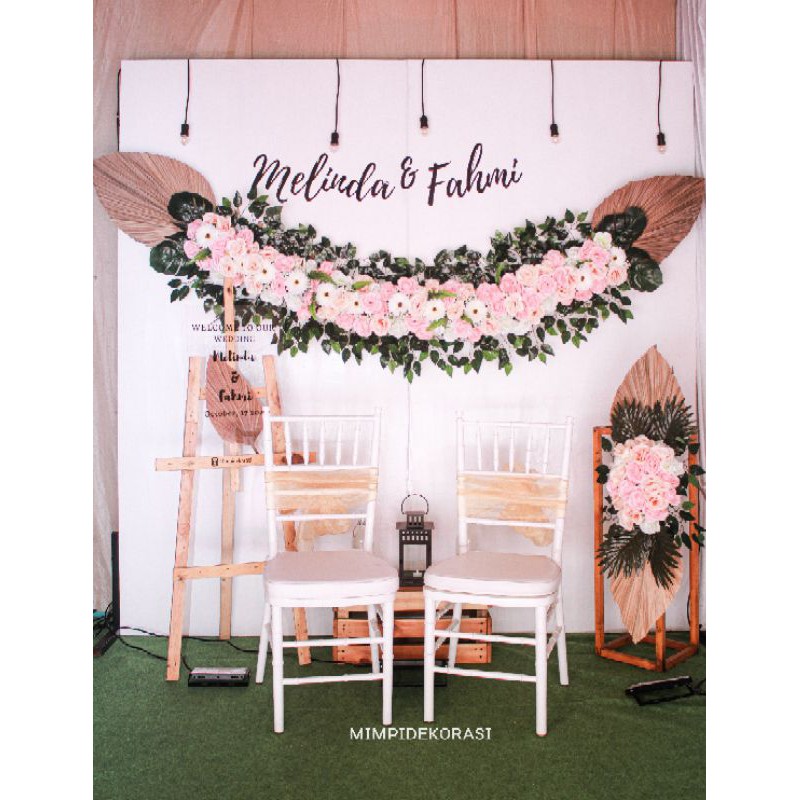 Backdrop Lamaran / Akad / Pernikahan / Resepsi