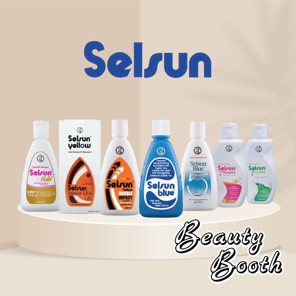 SELSUN Blue Hair Care Shampoo | Yellow Double Impact | Blue Five | 7 Flower | 7 Herbal