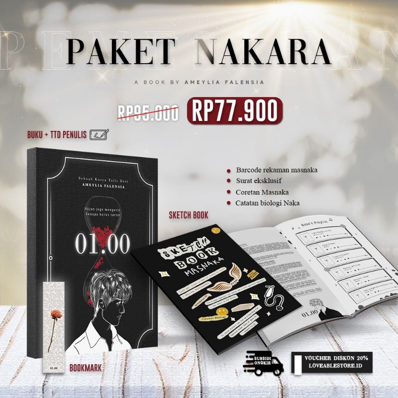 BUKU NOVEL 01.00 - AMEYLIA FALENSIA (100% ORIGINAL)