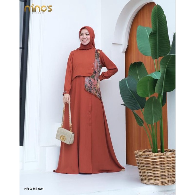 SALE gamis 021 original ninos design terbaru dan terlaris dari ninos design