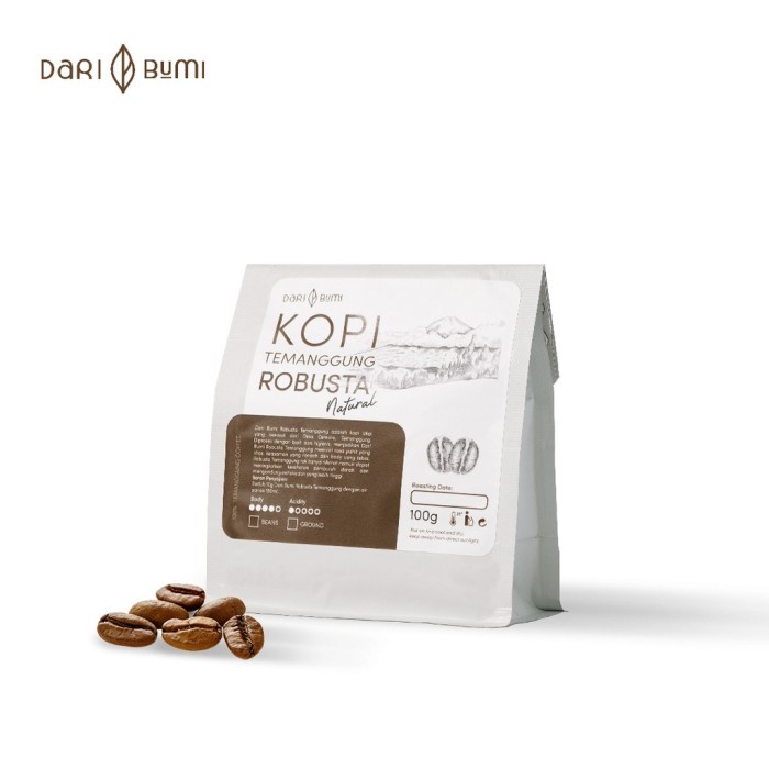 

Kopi Bubuk Temanggung Robusta Natural 100g Daribumi