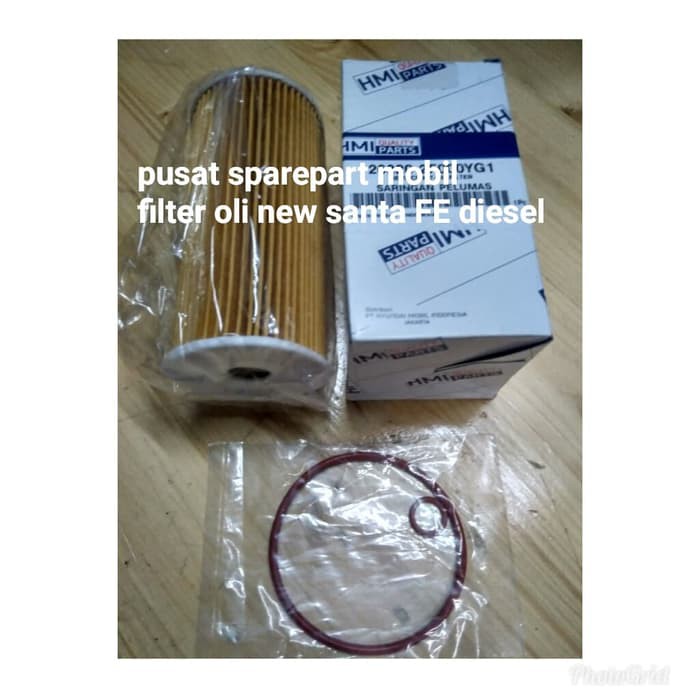 Filter oli hyundai new santa FE diesel saringan oli hyundai
